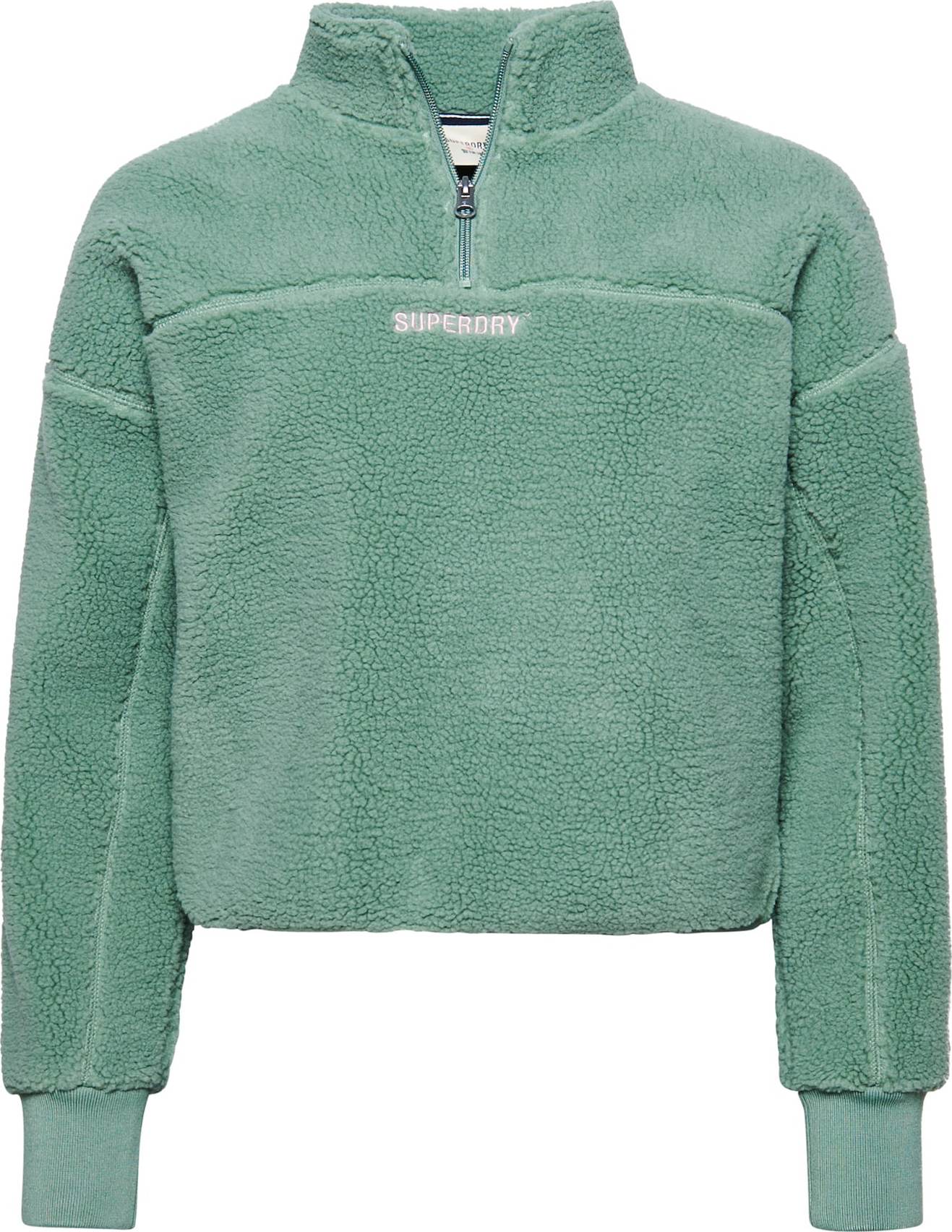 Superdry Svetr zelená / bílá