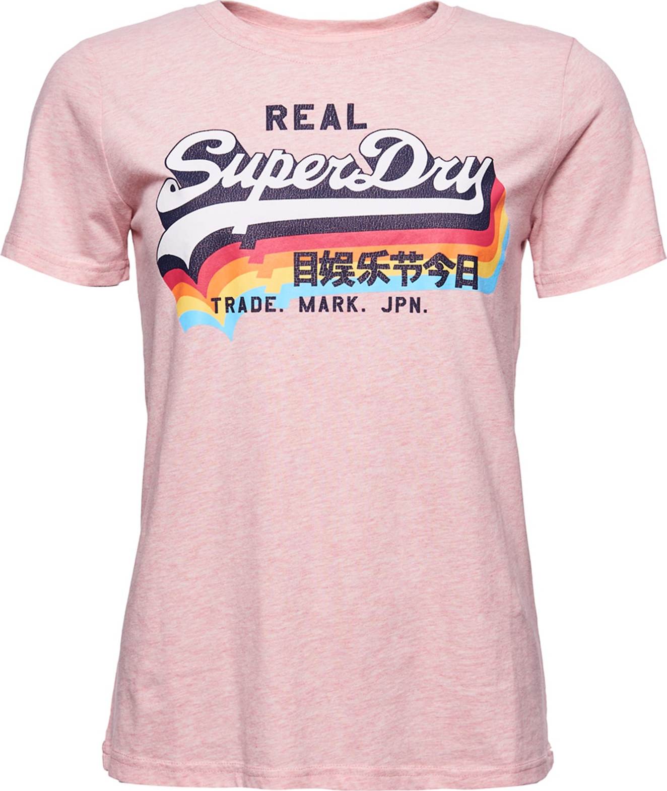 Superdry Tričko mix barev / růžová