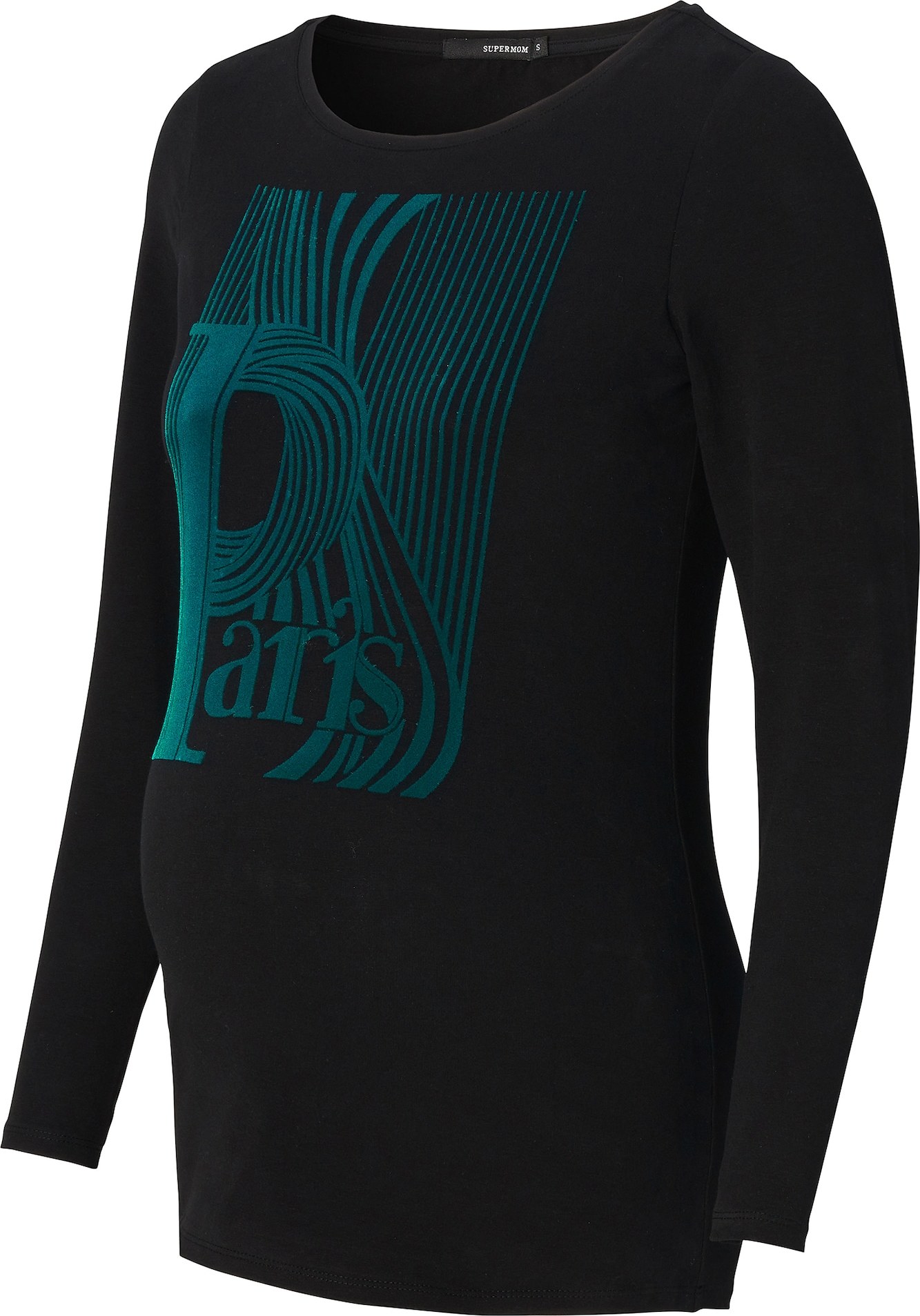 Supermom Tričko 'Delphi' modrá / černá