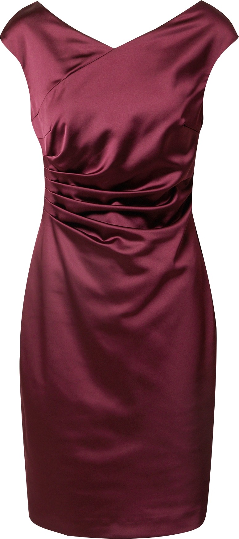 SWING Koktejlové šaty tmavě fialová