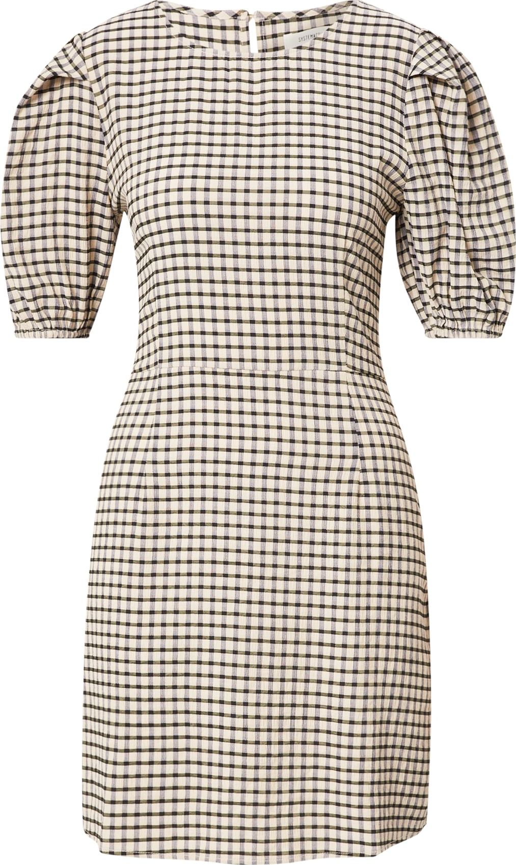 System Action Šaty režná / černá