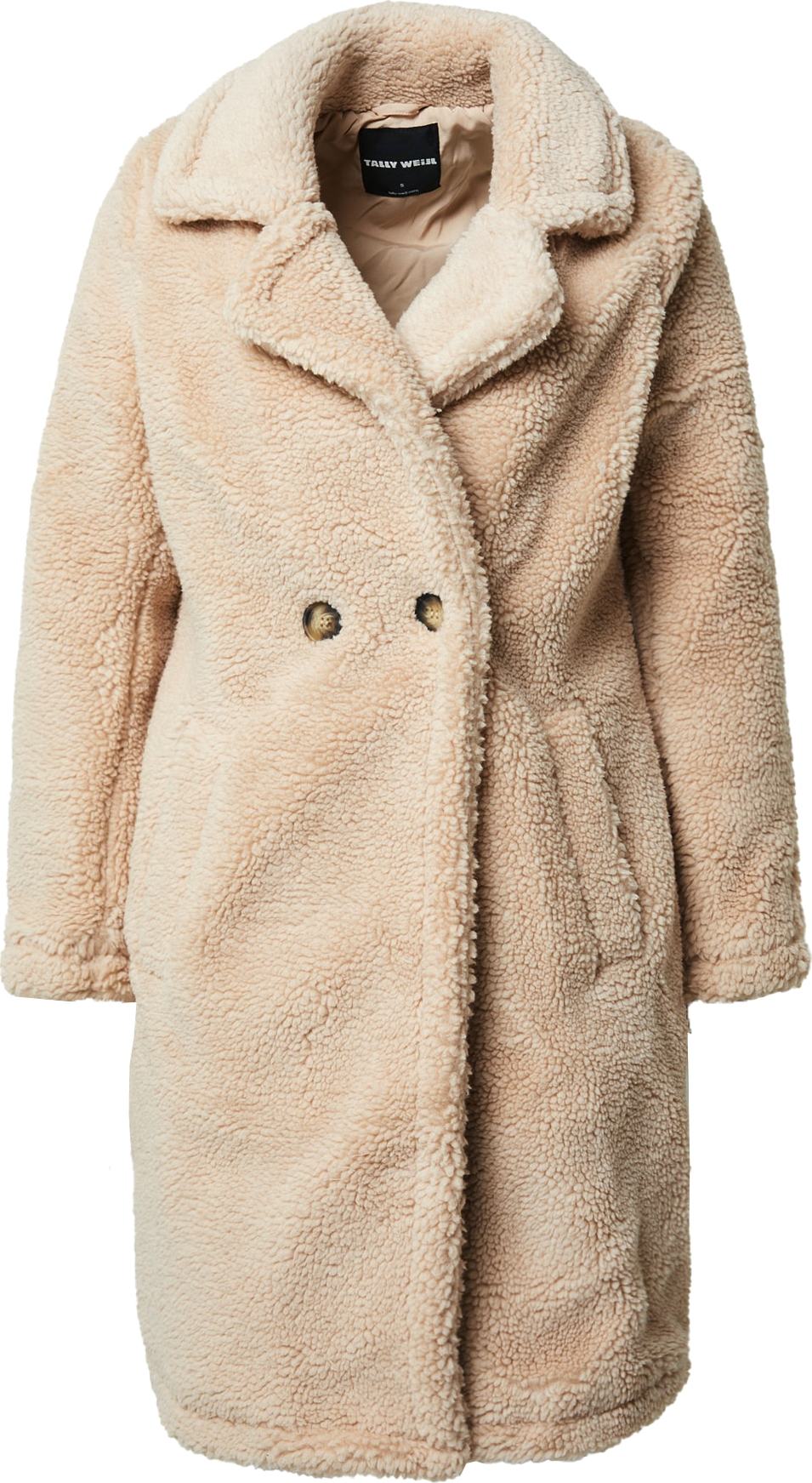 Tally Weijl Přechodný kabát světle hnědá
