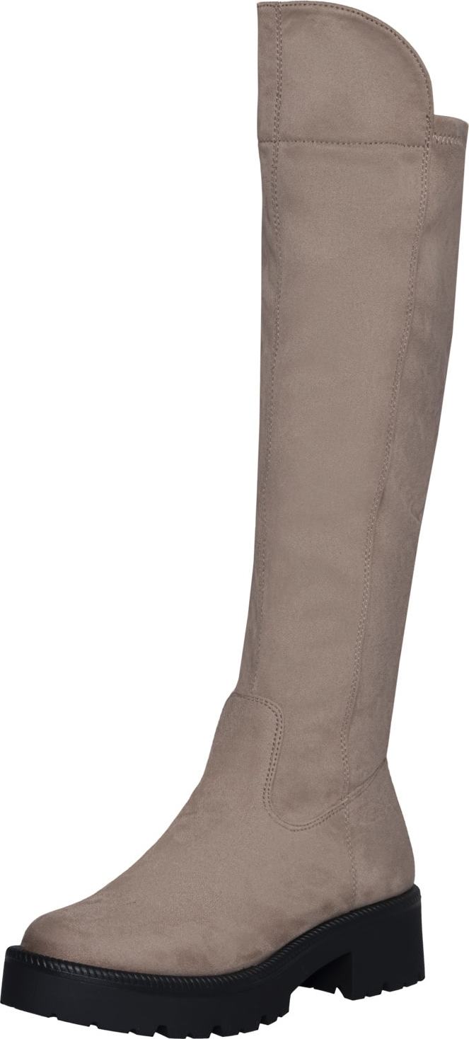 TAMARIS Kozačky nad kolena světle hnědá