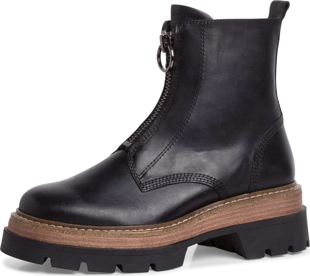 TAMARIS Nízké kozačky černá