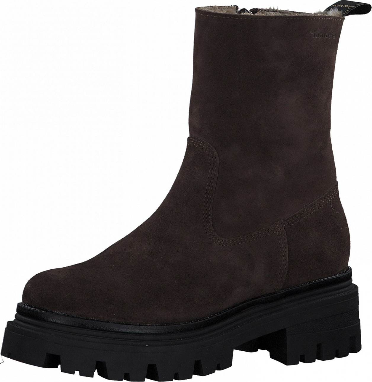 TAMARIS Nízké kozačky mokka