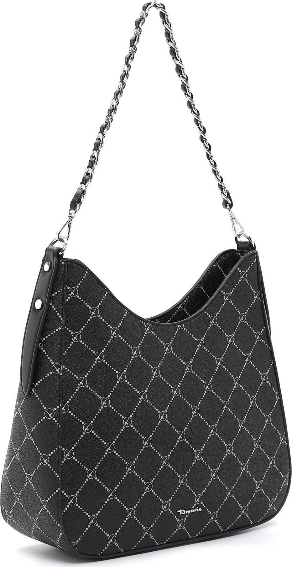 TAMARIS Taška přes rameno 'Anastasia Summer' černá / bílá