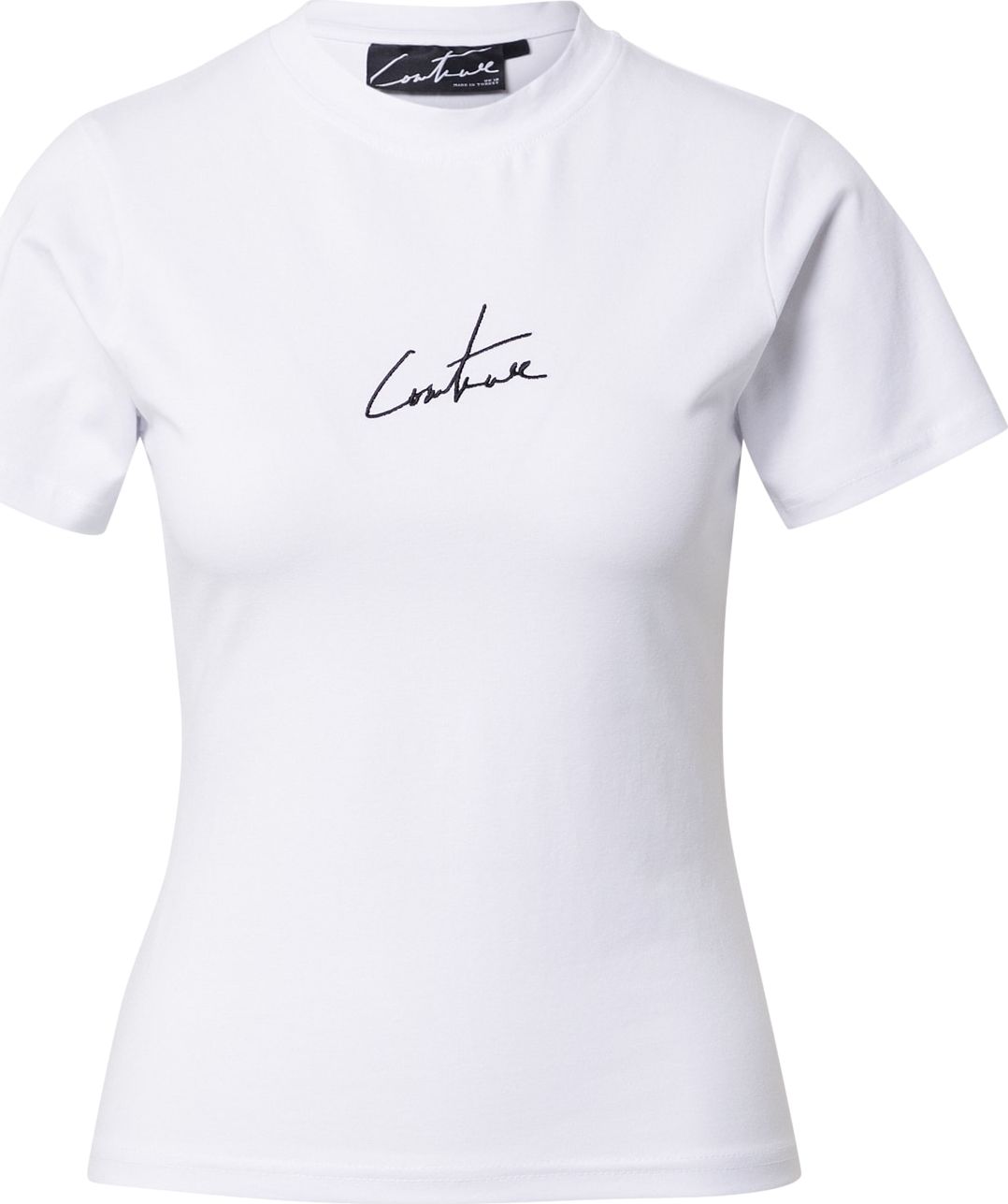 The Couture Club Tričko černá / bílá