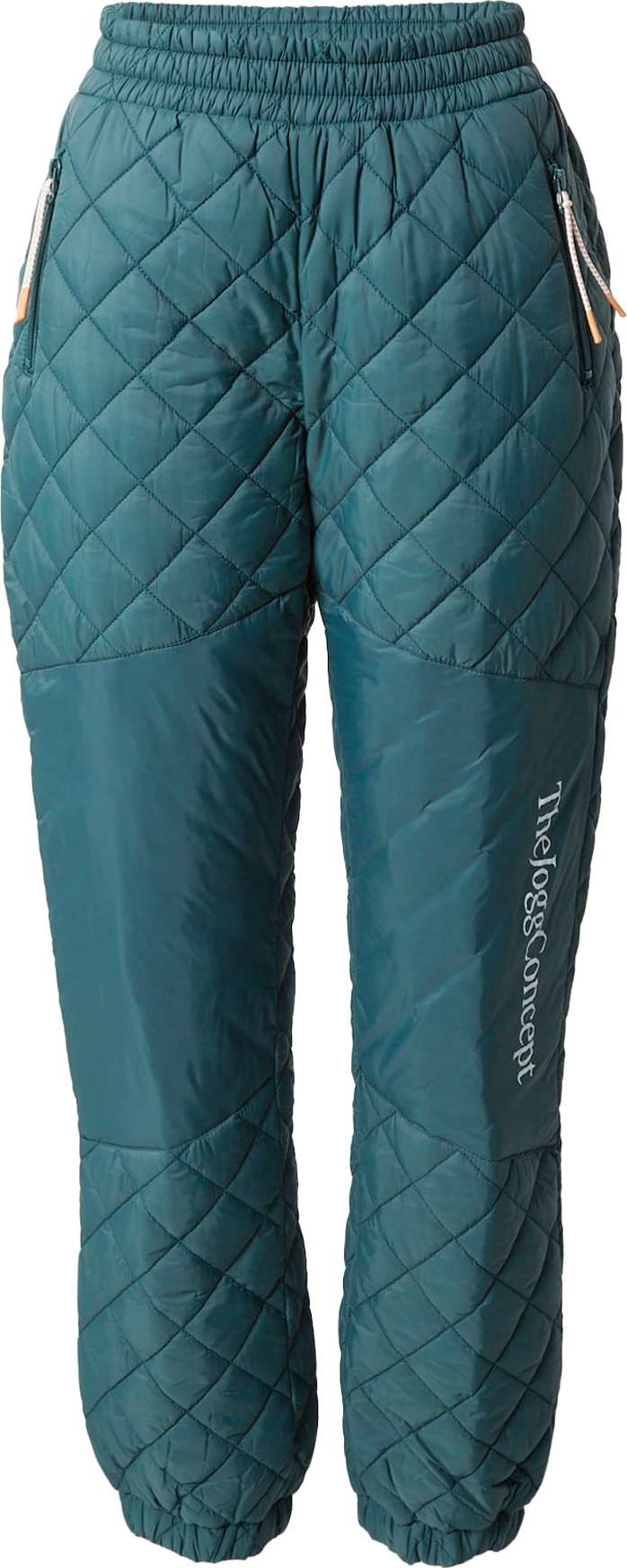 The Jogg Concept Kalhoty 'BERRI' tmavě zelená / bílá