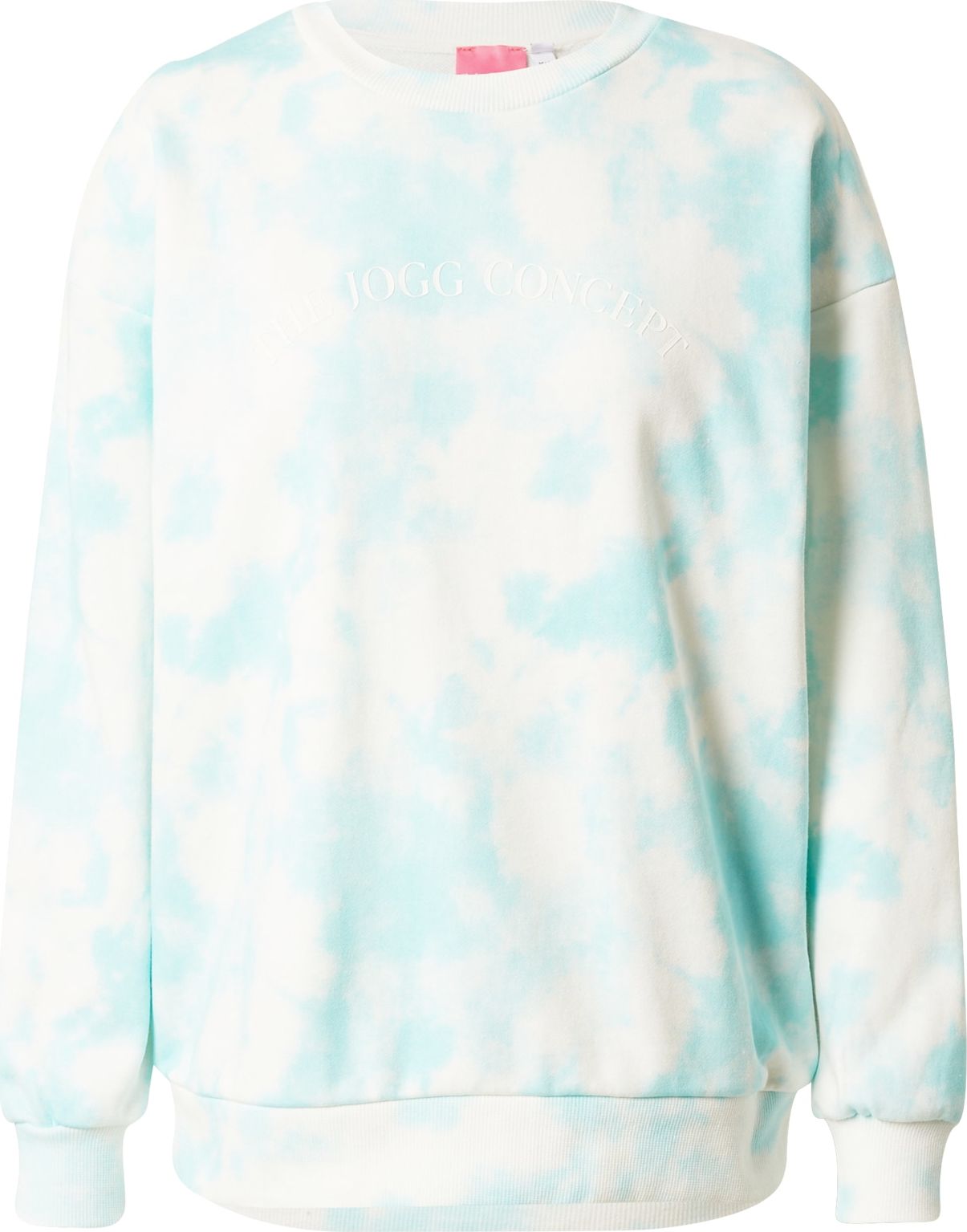 The Jogg Concept Mikina 'Safine' tyrkysová / bílá