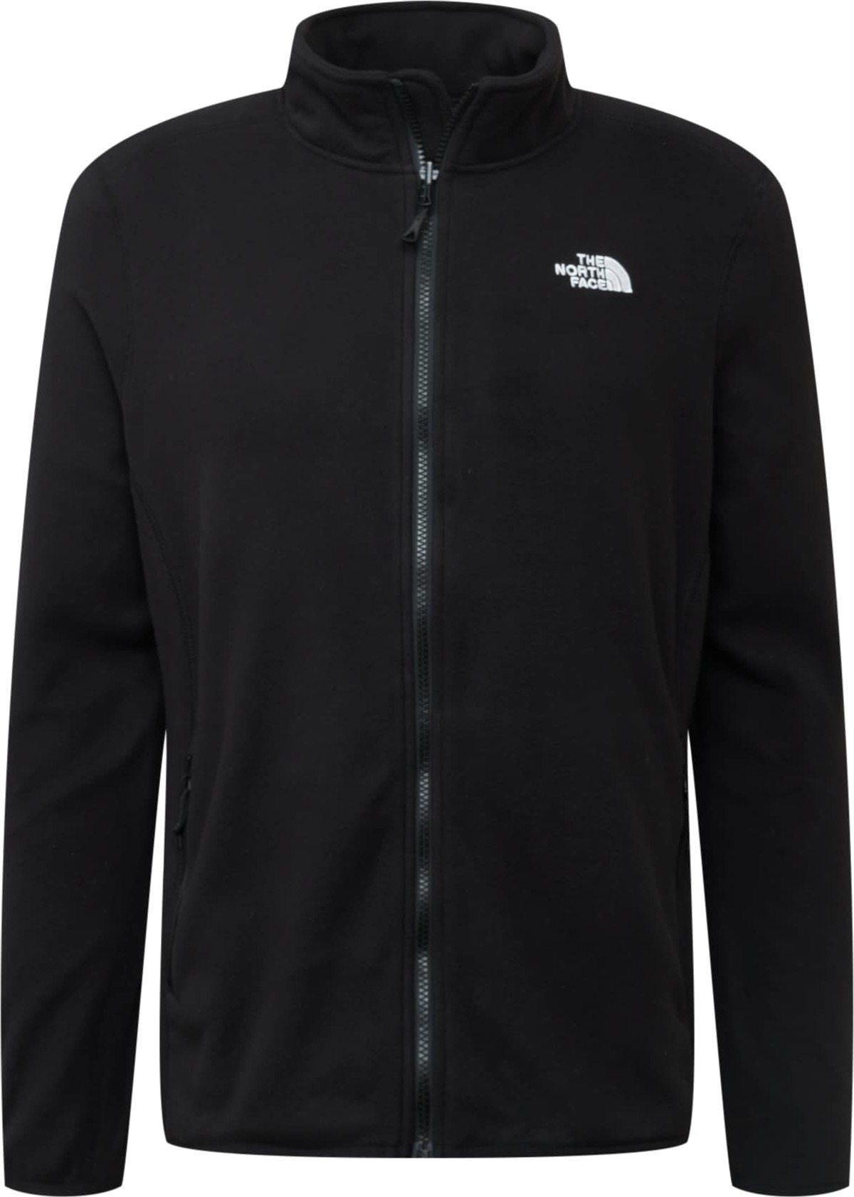 THE NORTH FACE Funkční fleecová mikina 'Glacier' černá / bílá