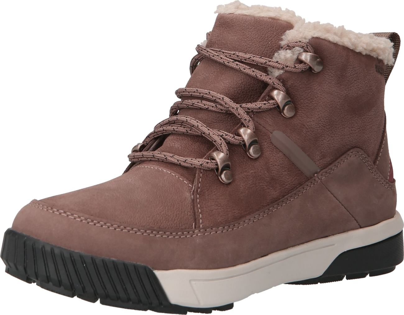 THE NORTH FACE Kozačky 'SIERRA' hnědá / burgundská červeň / bílá