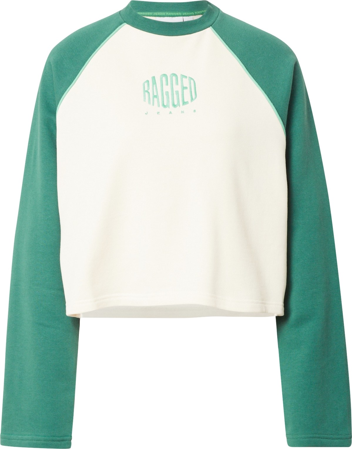 The Ragged Priest Tričko tmavě zelená / bílá