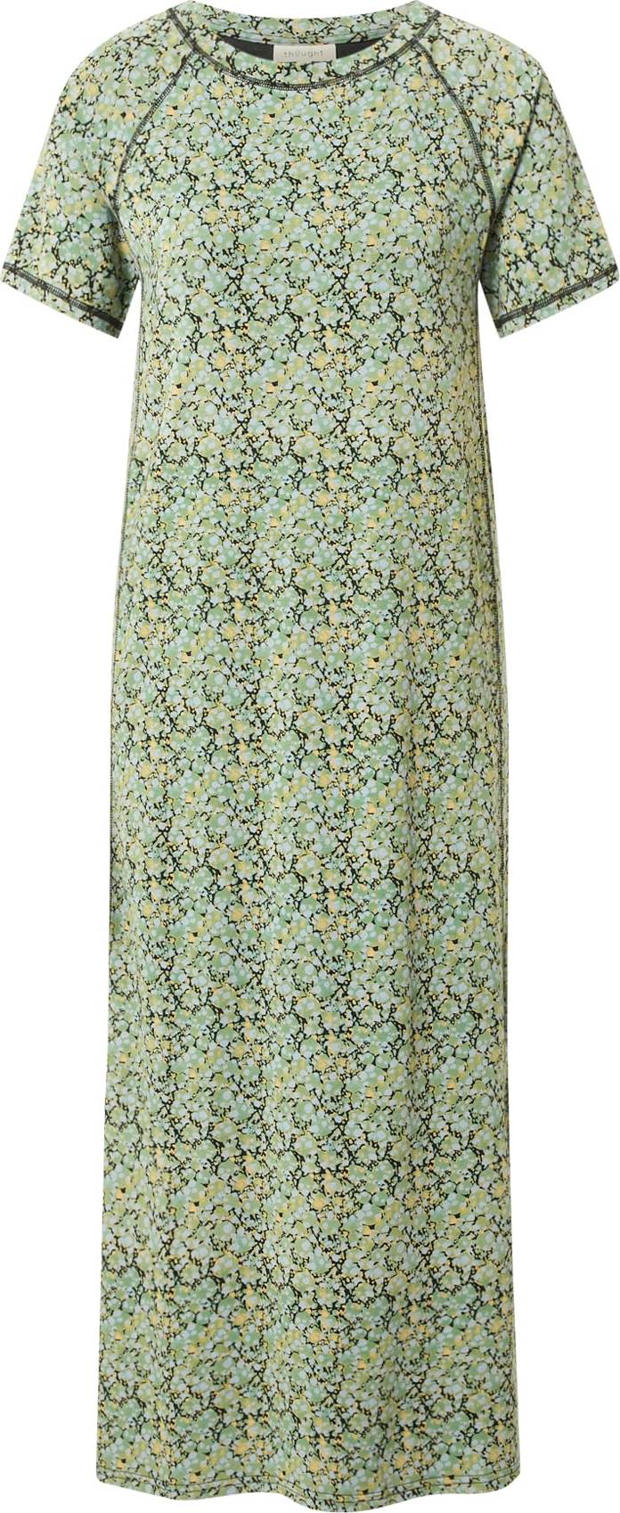 Thought Šaty 'Keltie' žlutá / zelená / mátová