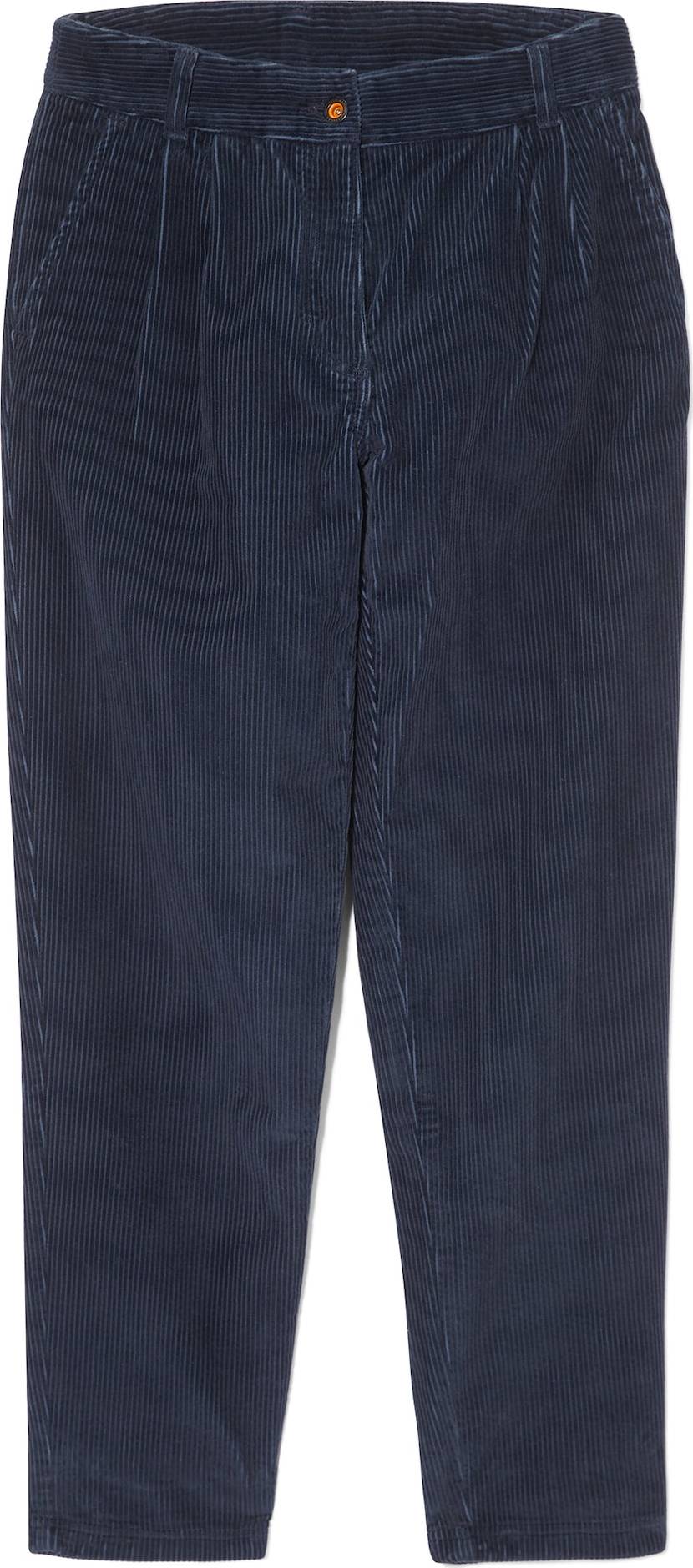 TIMBERLAND Kalhoty se sklady v pase 'Corduroy' námořnická modř