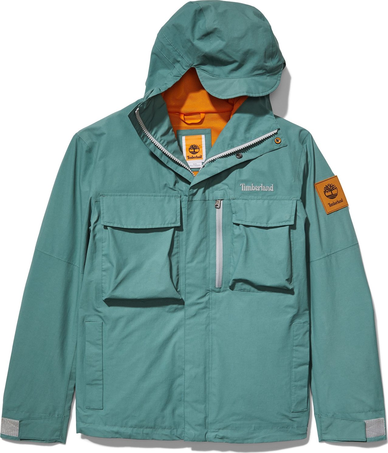 TIMBERLAND Přechodná bunda 'Wilmington' hnědá / koňaková / šedá / nefritová