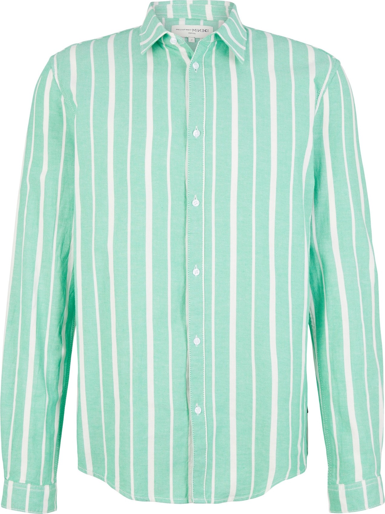 TOM TAILOR DENIM Košile mátová / bílá