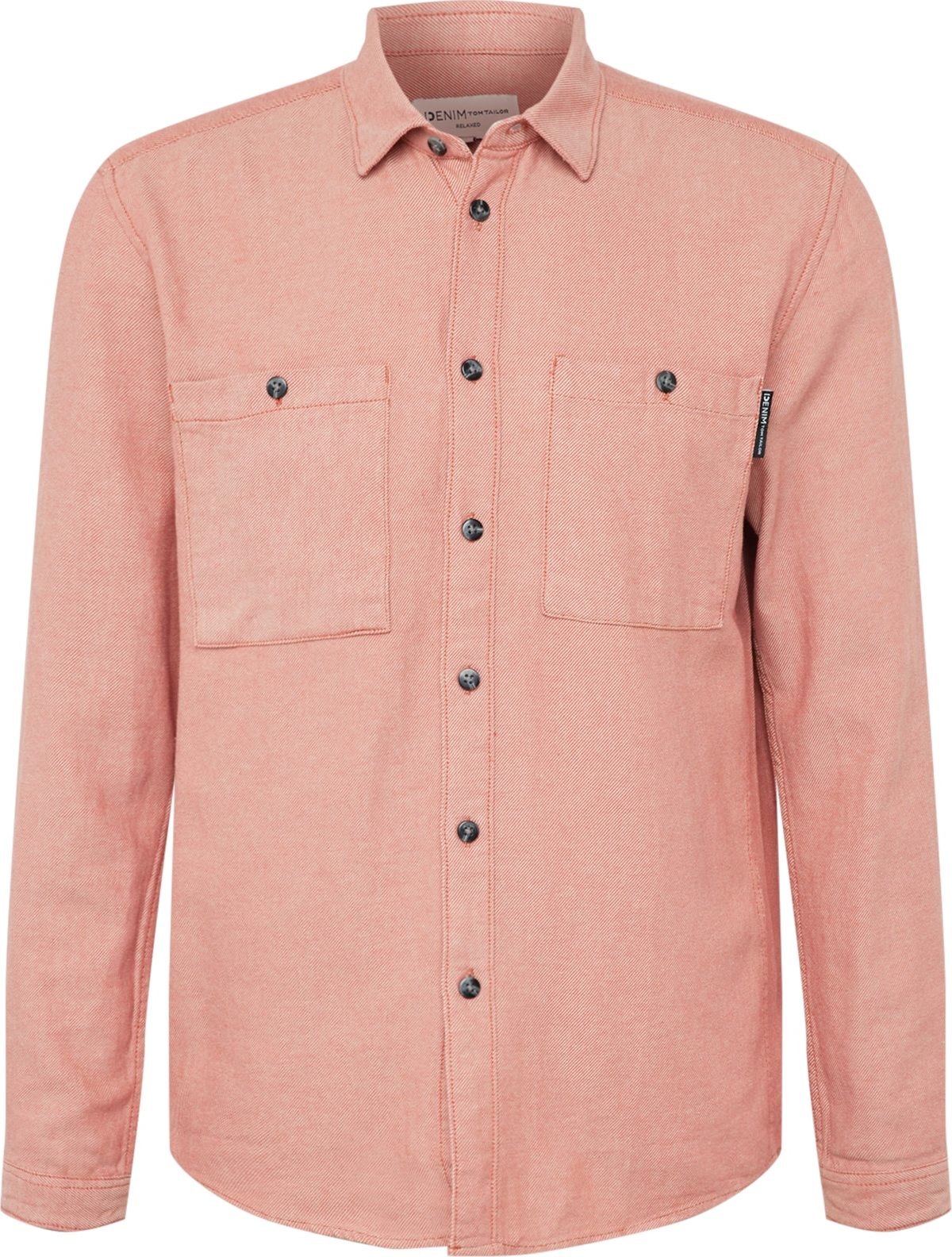 TOM TAILOR DENIM Košile světle červená