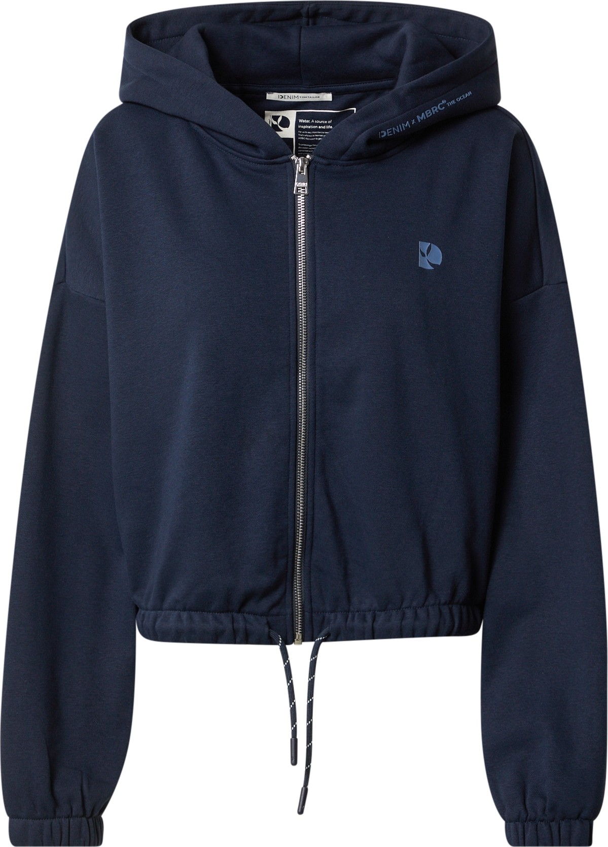 TOM TAILOR DENIM Mikina námořnická modř