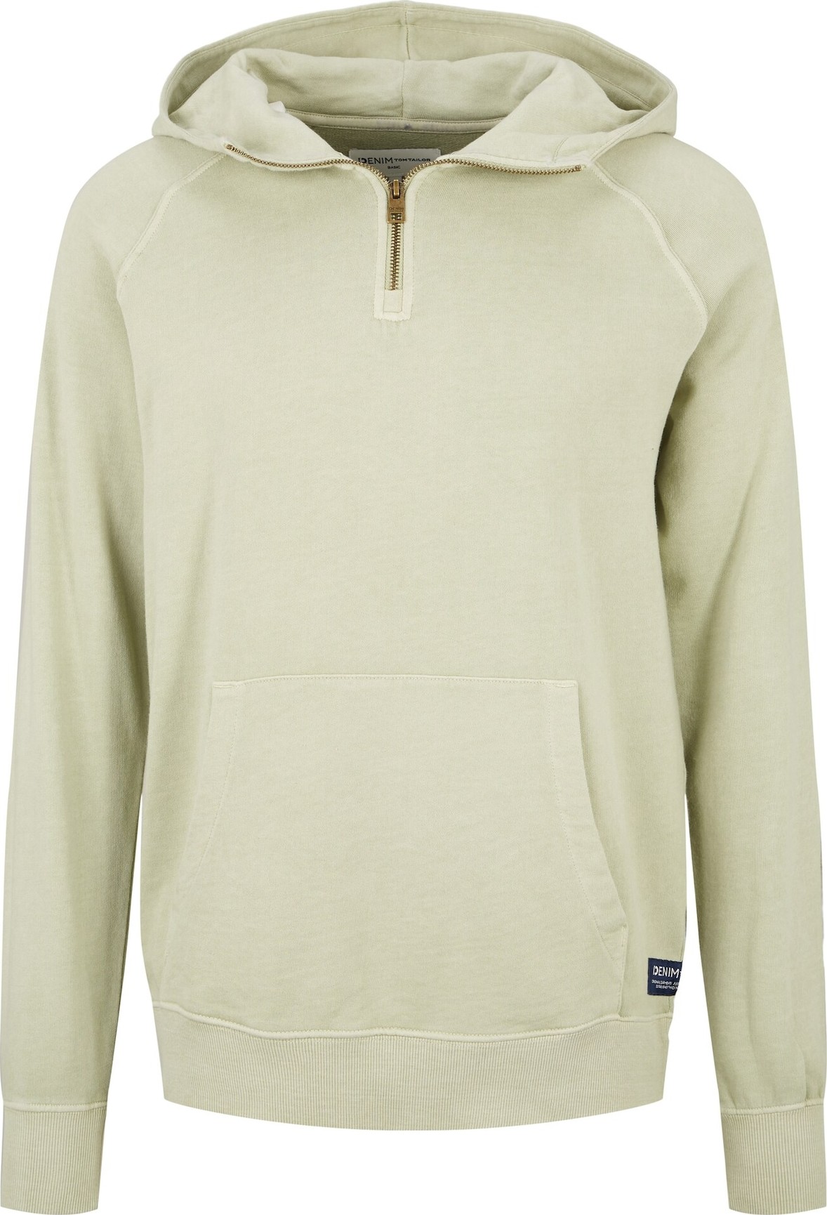 TOM TAILOR DENIM Mikina pastelově zelená