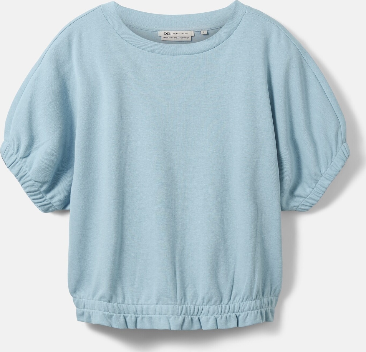 TOM TAILOR DENIM Mikina světlemodrá