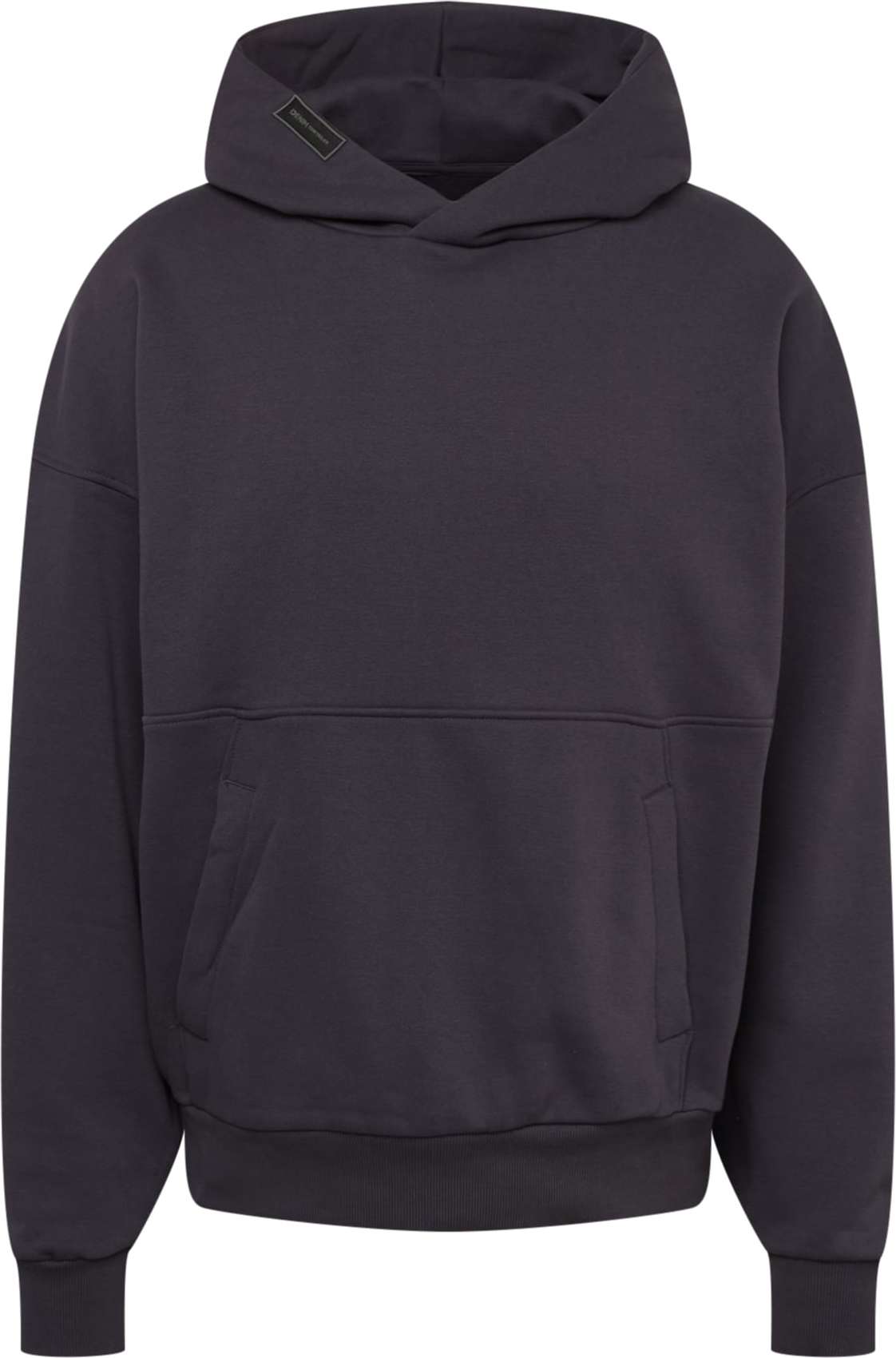 TOM TAILOR DENIM Mikina tmavě šedá / černá / bílá