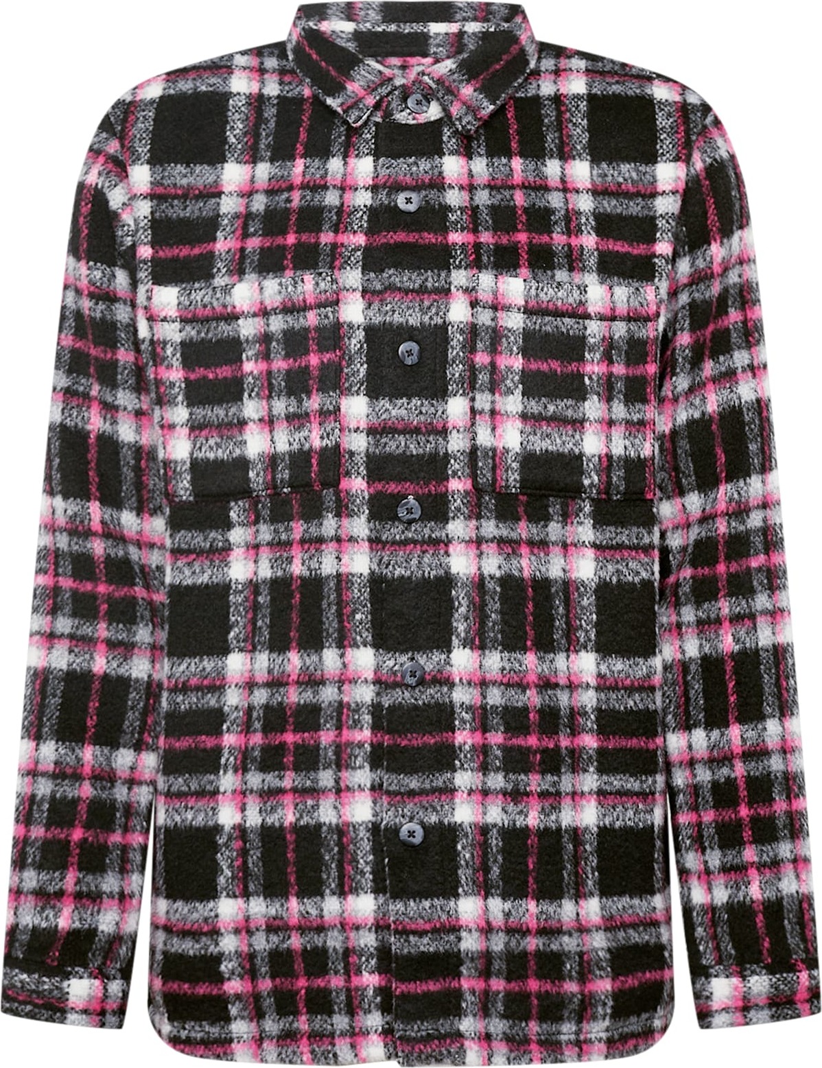 TOM TAILOR DENIM Přechodná bunda šedá / pink / černá / bílá