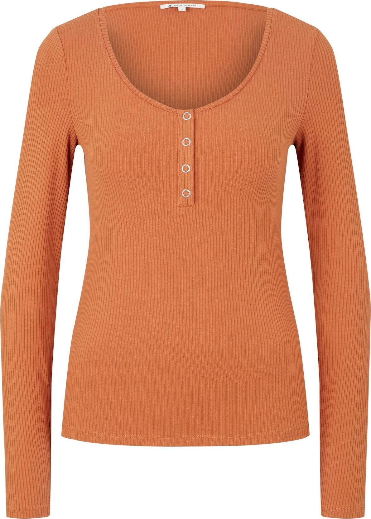 TOM TAILOR DENIM Tričko karamelová