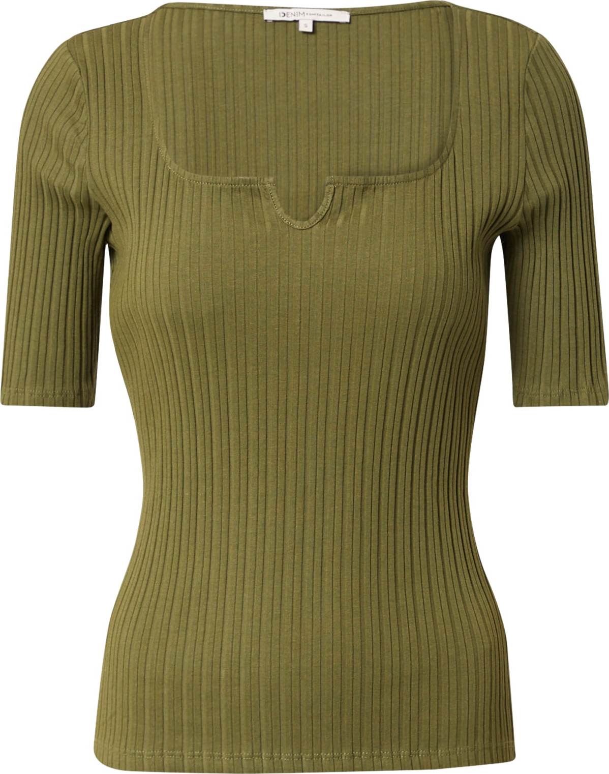 TOM TAILOR DENIM Tričko olivová