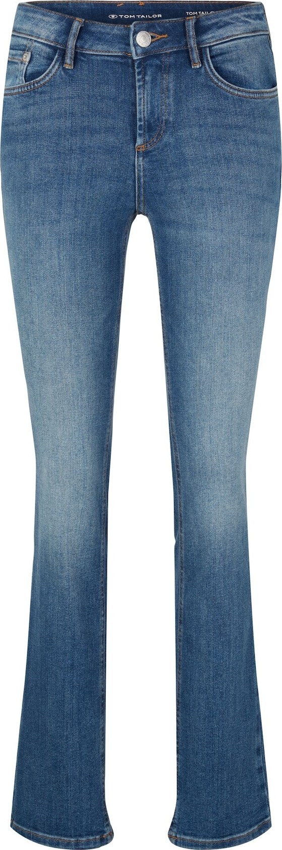 TOM TAILOR Džíny 'Alexa' modrá džínovina / bílá