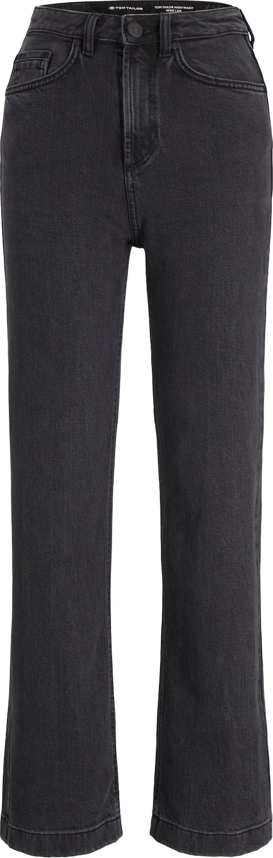 TOM TAILOR Džíny černá džínovina