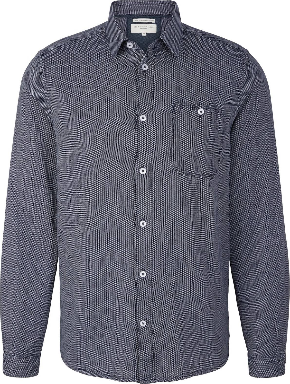 TOM TAILOR Košile námořnická modř / bílá