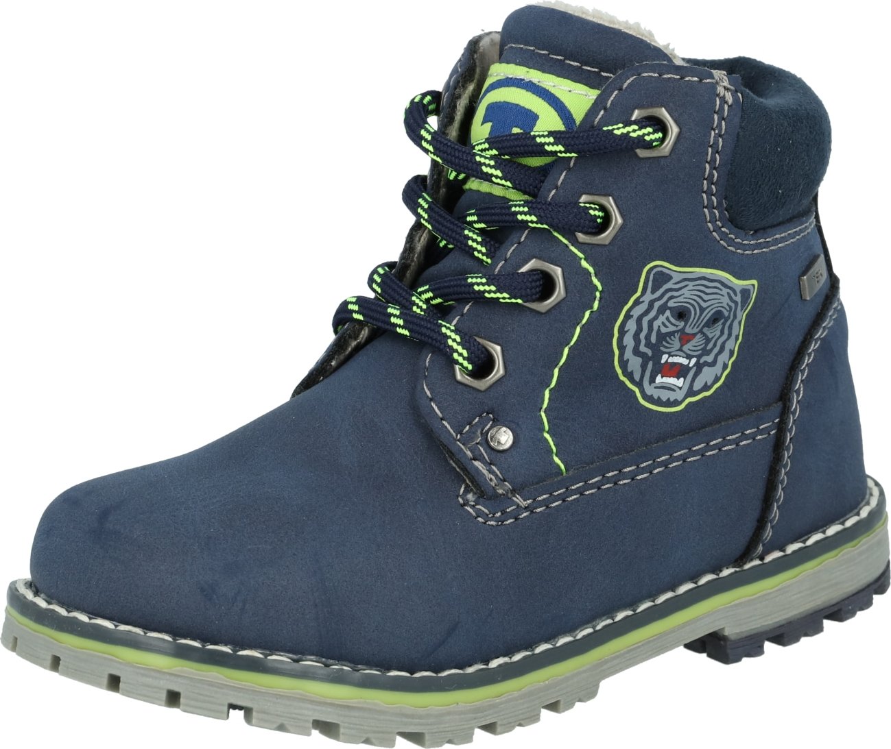 TOM TAILOR Kozačky světlemodrá / tmavě modrá / červená / bílá