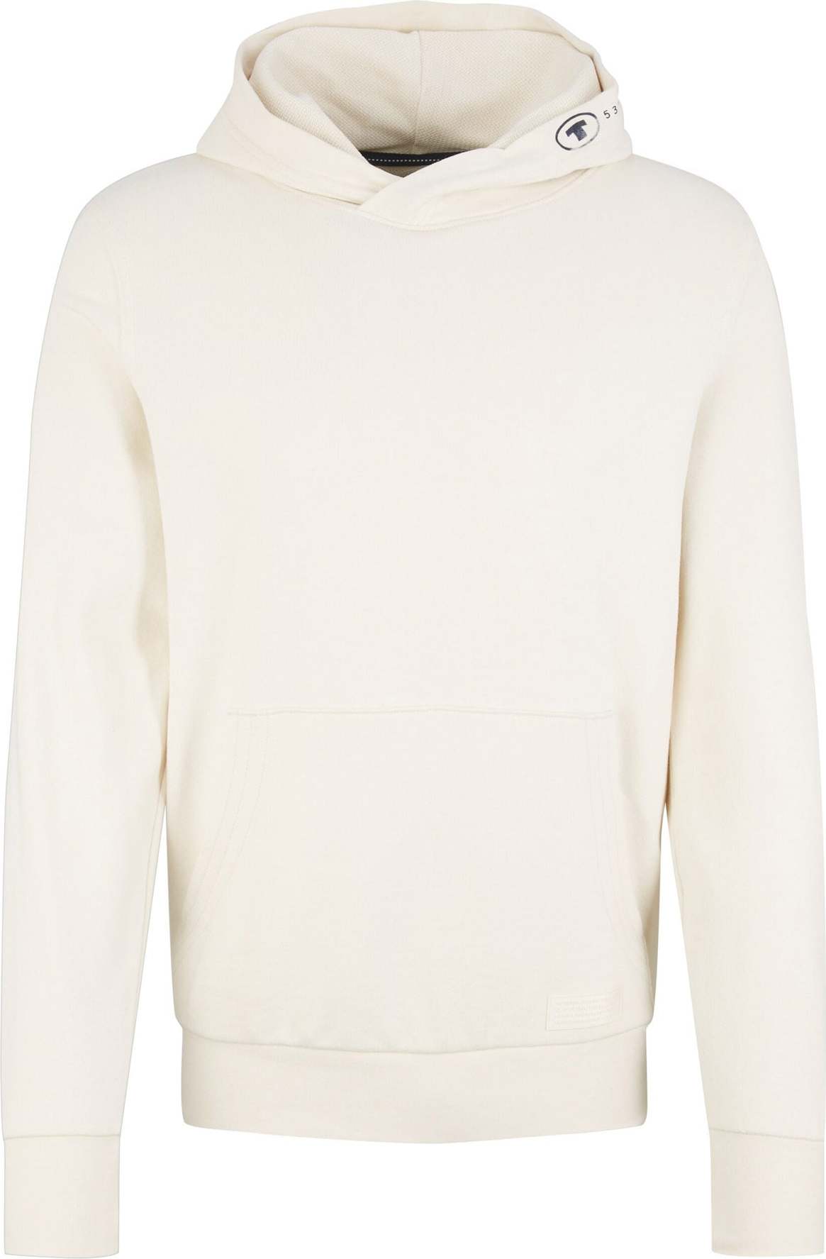 TOM TAILOR Mikina krémová / černá