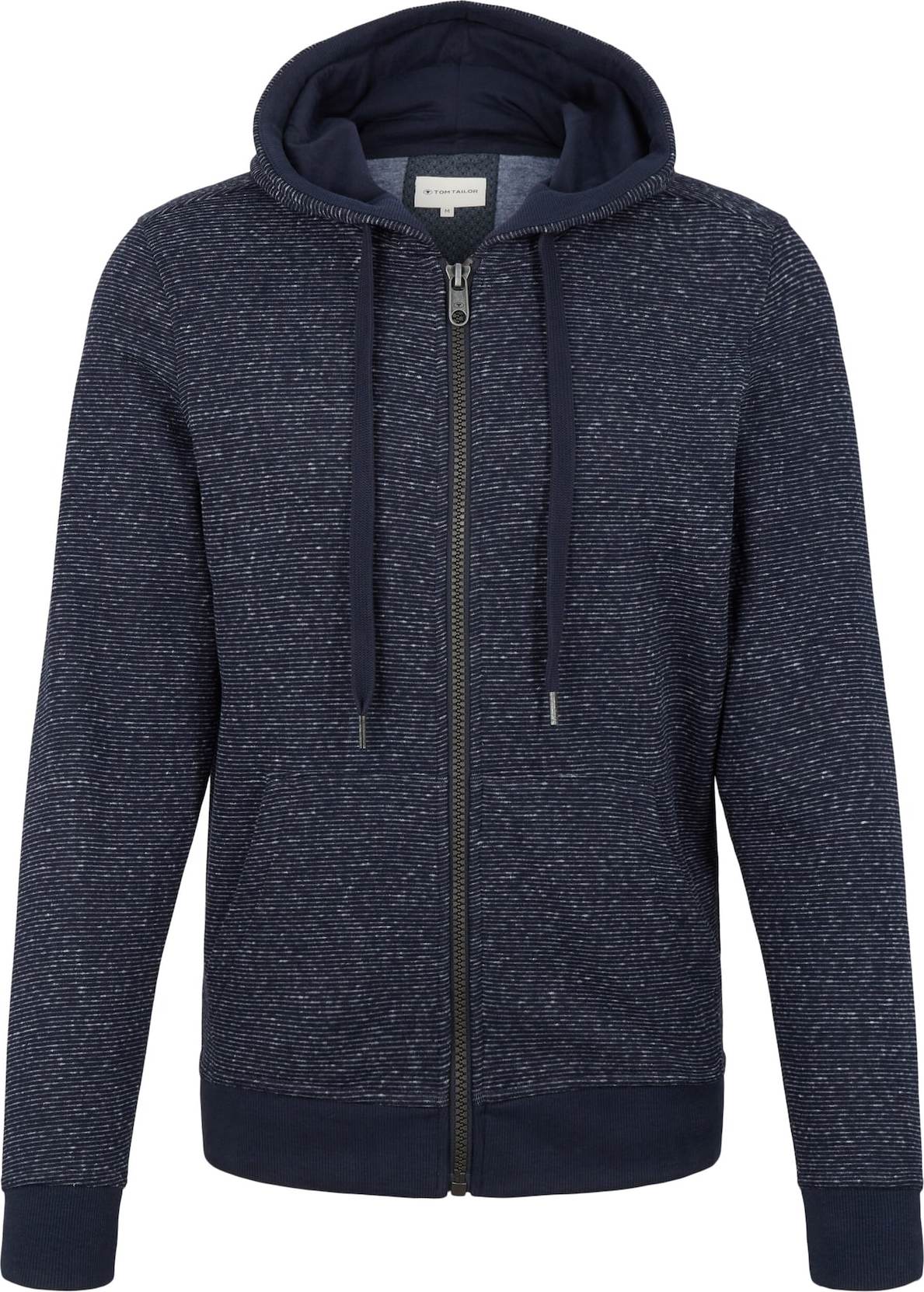 TOM TAILOR Mikina námořnická modř / bílá