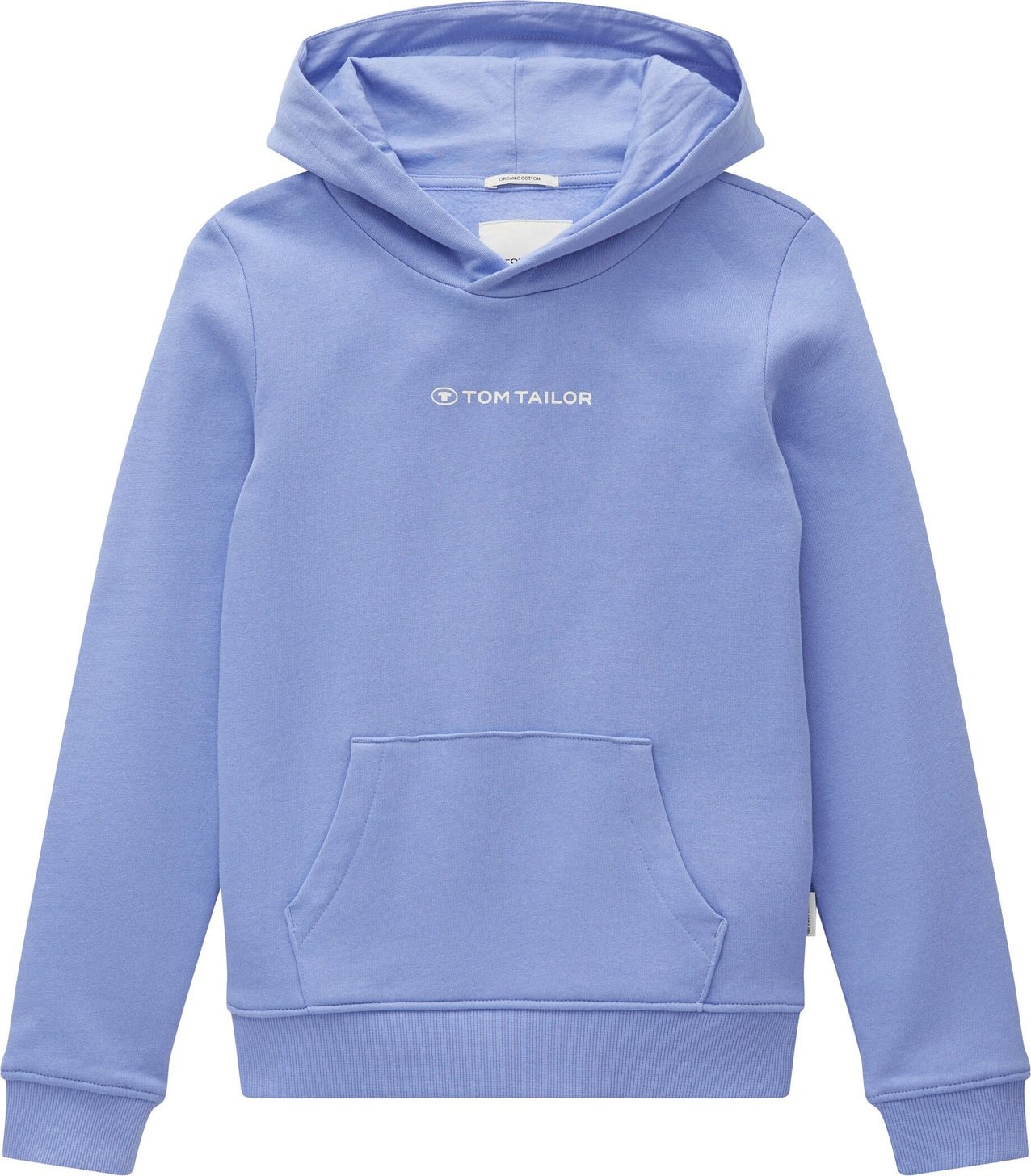 TOM TAILOR Mikina světlemodrá / bílá