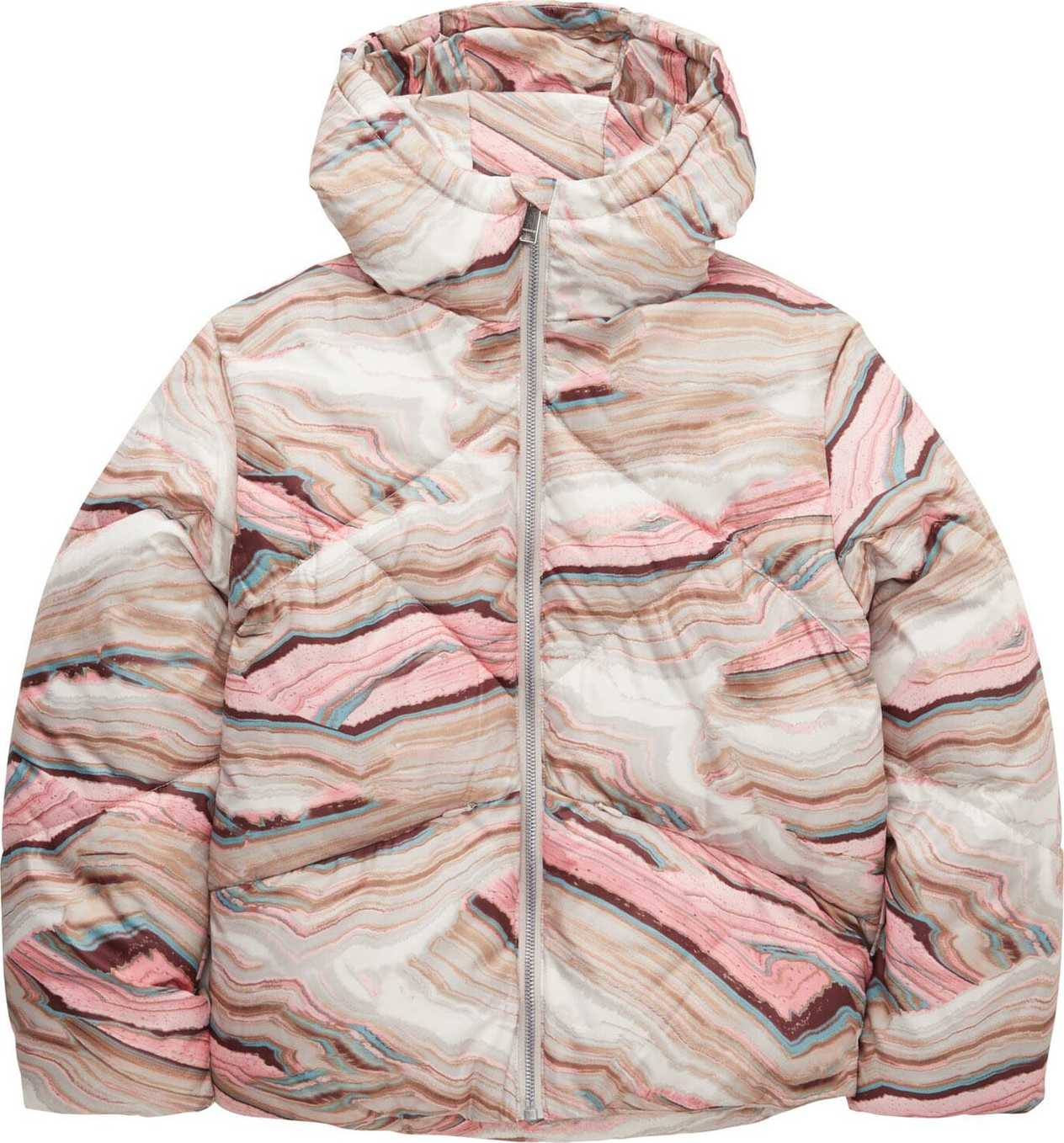 TOM TAILOR Přechodná bunda béžová / opálová / hnědá / starorůžová