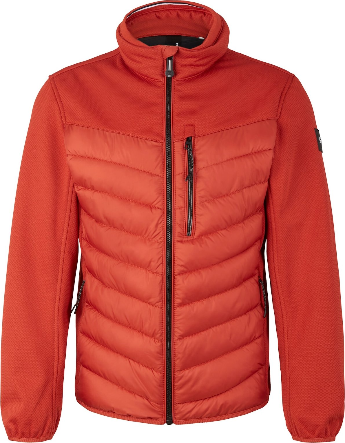 TOM TAILOR Přechodná bunda humrová / černá