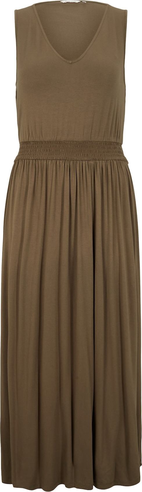 TOM TAILOR Šaty olivová