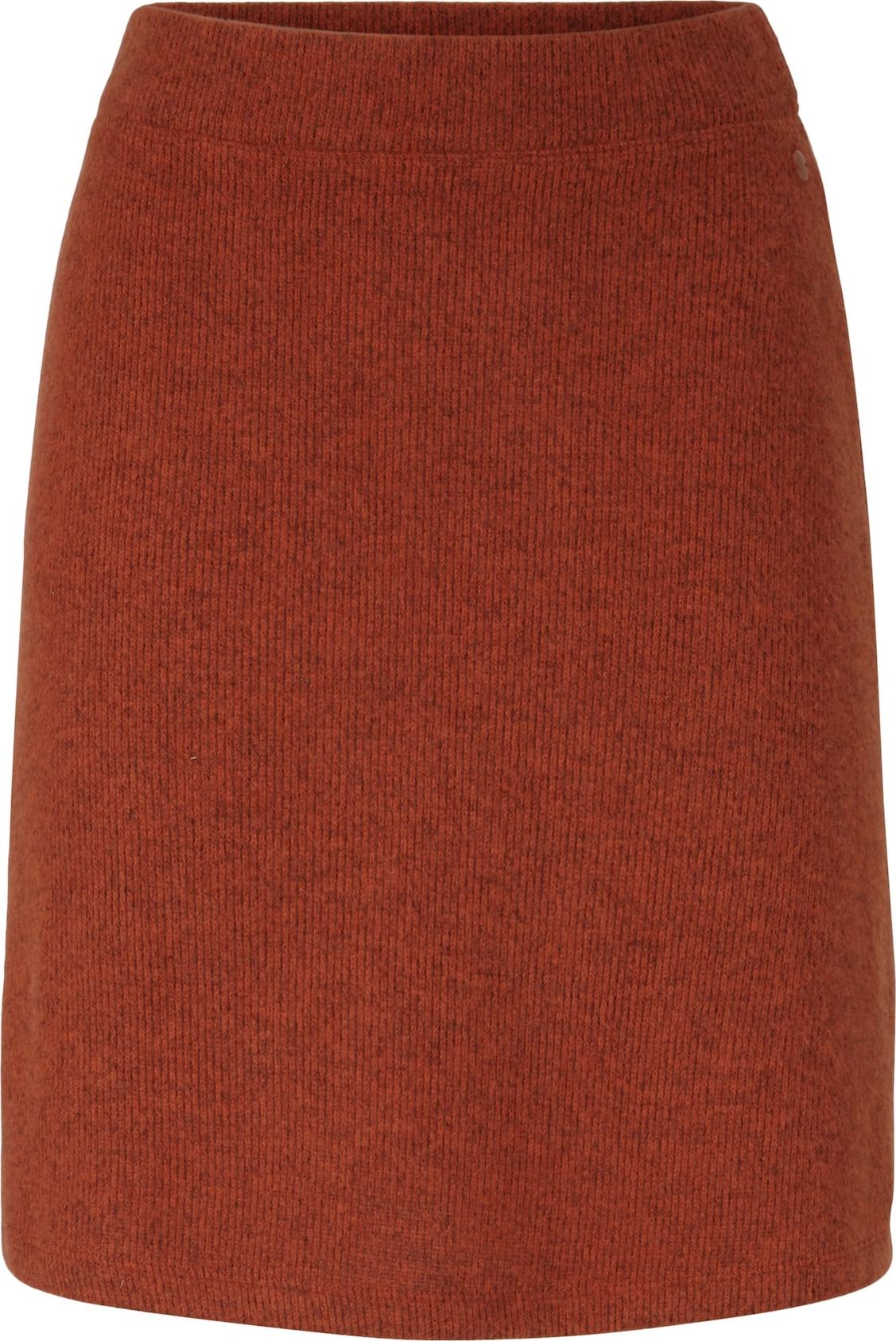 TOM TAILOR Sukně rezavě červená