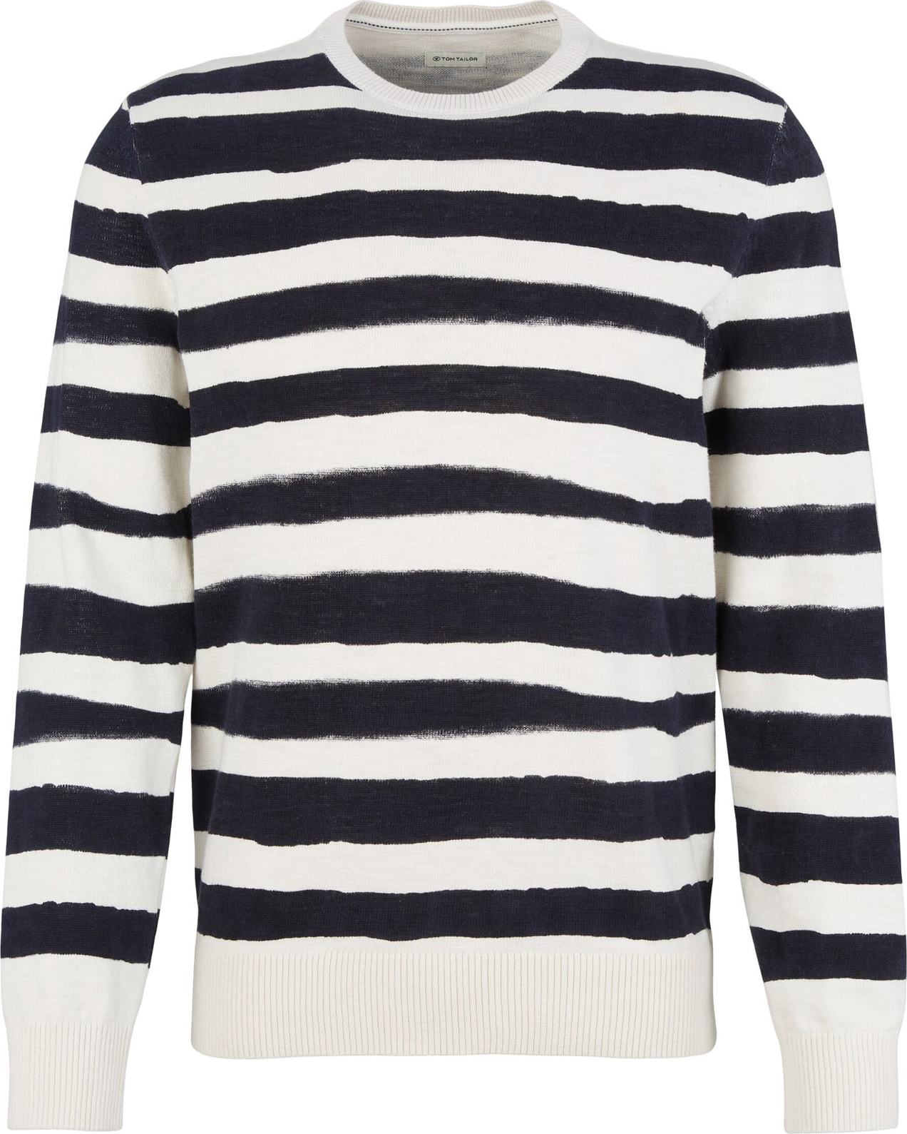 TOM TAILOR Svetr námořnická modř / bílá