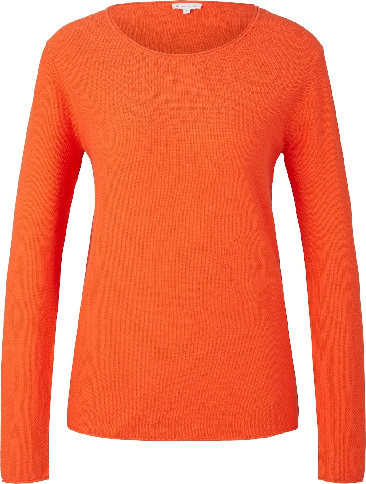 TOM TAILOR Svetr oranžově červená