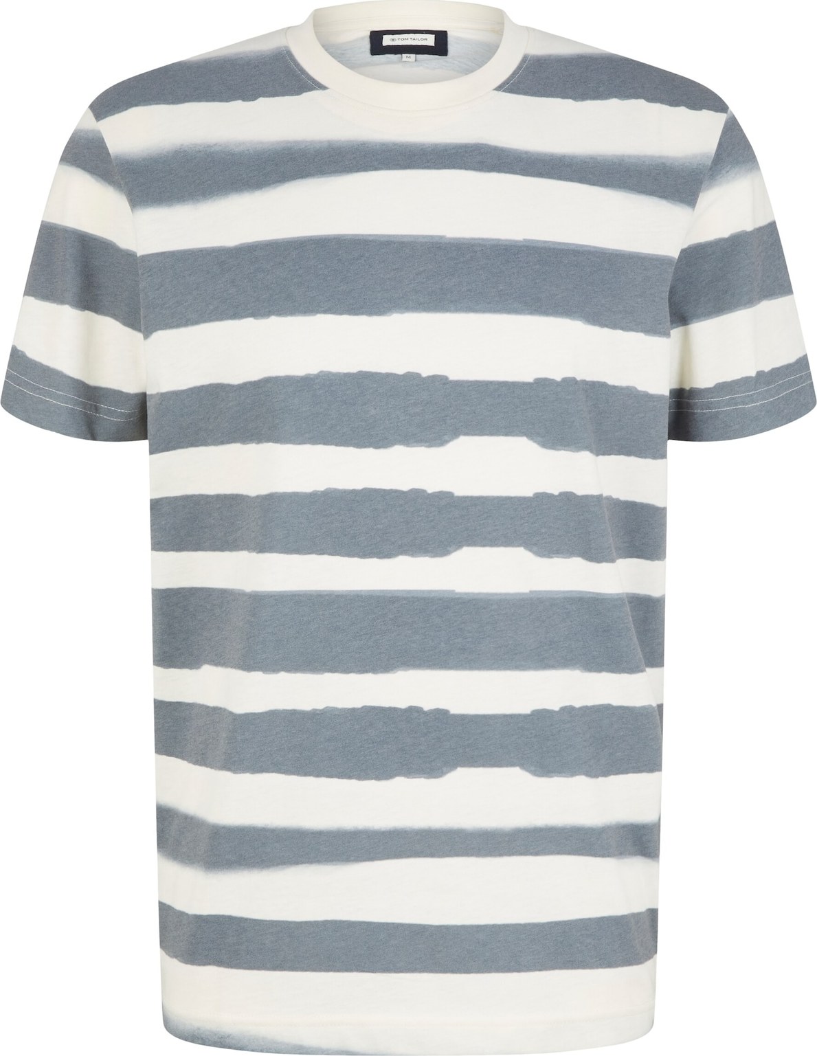 TOM TAILOR Tričko kouřově modrá / bílá