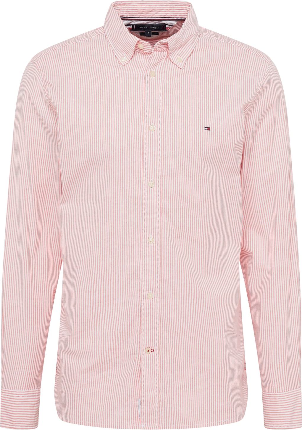 TOMMY HILFIGER Košile oranžová / bílá