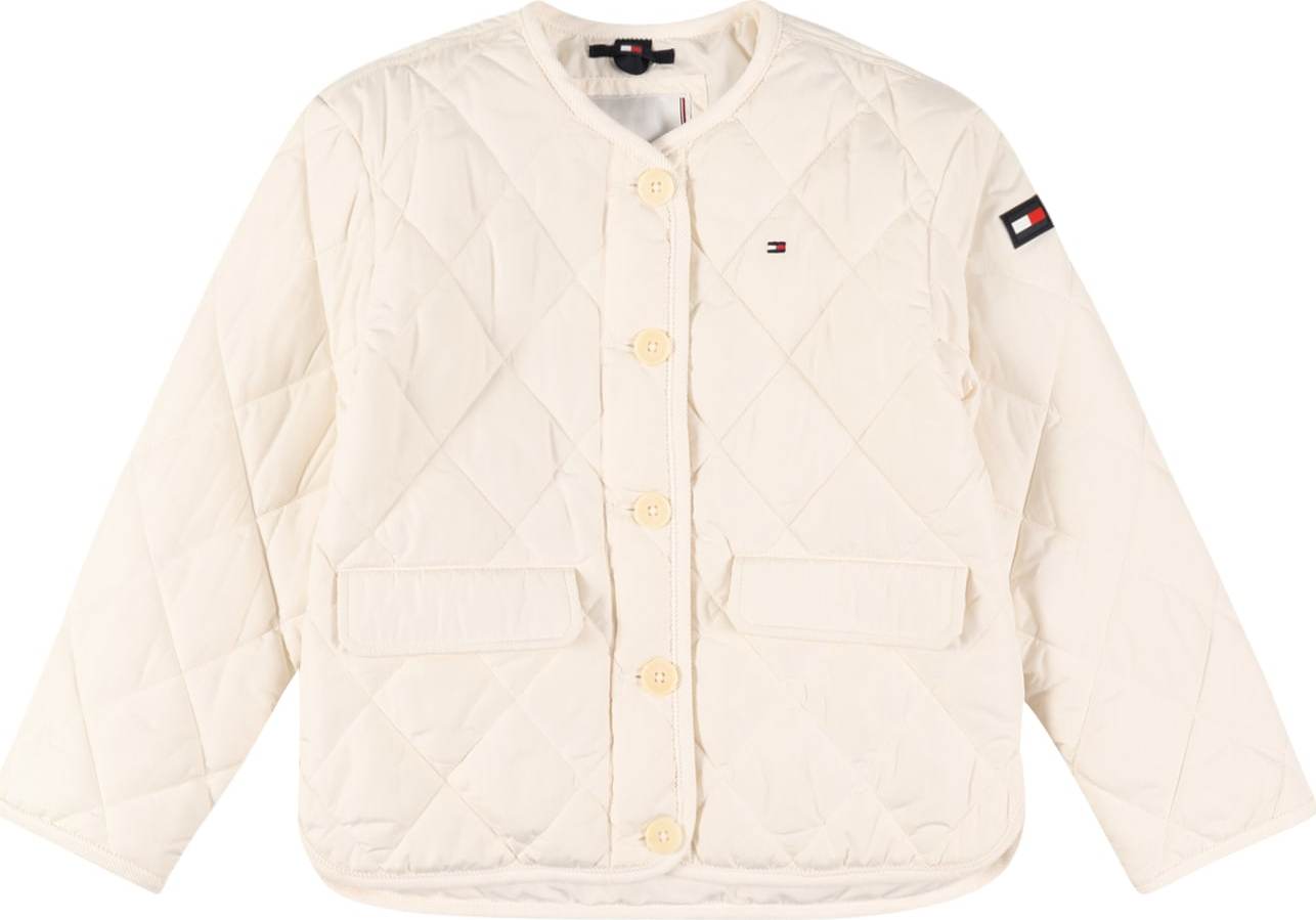 TOMMY HILFIGER Přechodná bunda námořnická modř / červená / bílá