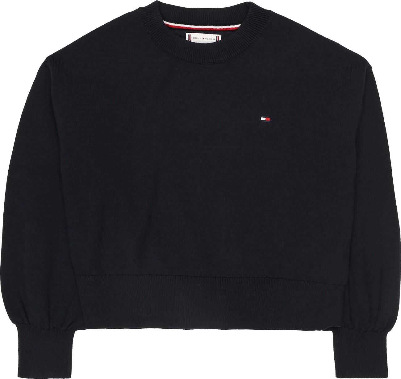 TOMMY HILFIGER Svetr noční modrá / červená / bílá