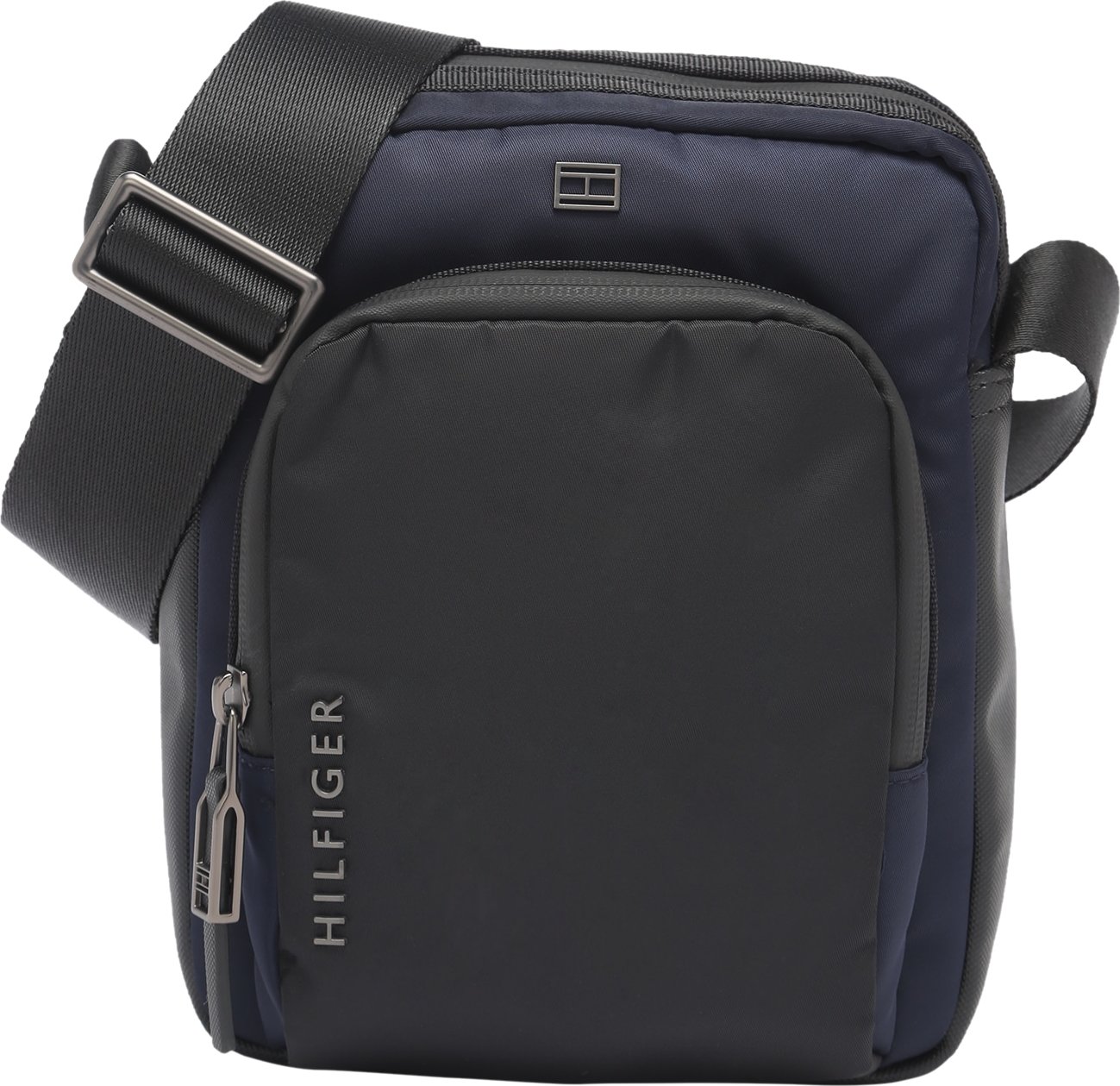 TOMMY HILFIGER Taška přes rameno 'Reporter' námořnická modř / černá