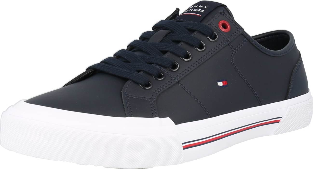 TOMMY HILFIGER Tenisky marine modrá / červená / bílá