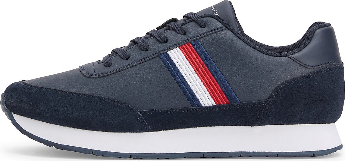 TOMMY HILFIGER Tenisky tmavě modrá / červená / bílá