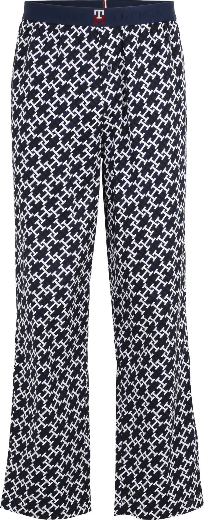 Tommy Hilfiger Underwear Pyžamové kalhoty námořnická modř / bílá