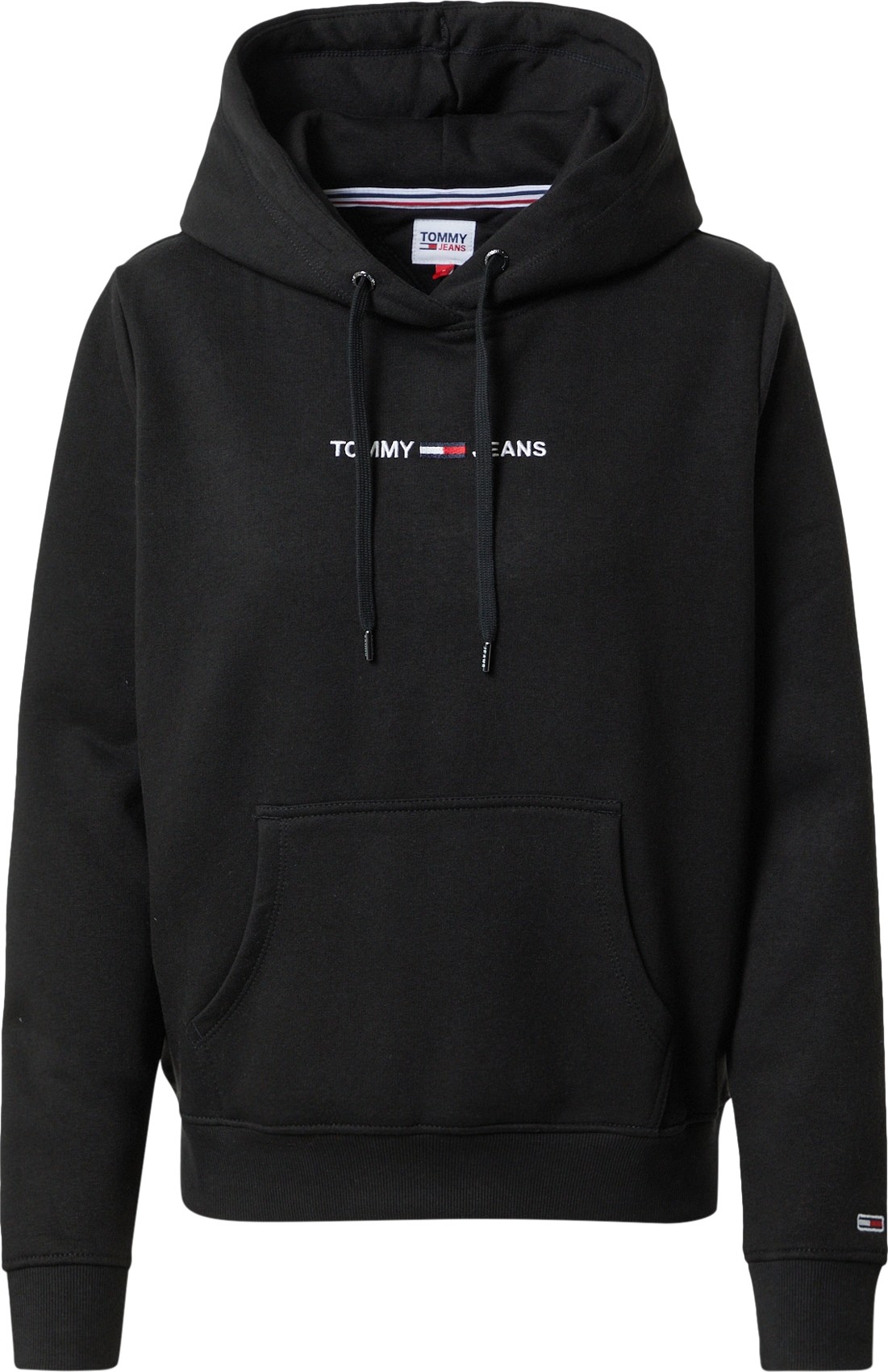 Tommy Jeans Mikina marine modrá / červená / černá / bílá